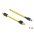 Delock Cable RJ45 plug Cat.6 to Mini I/O 8 pin D-shape type 2 plug 3 m yellow