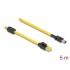 Delock Cable RJ45 plug Cat.6 to Mini I/O 8 pin D-shape type 2 plug 5 m yellow