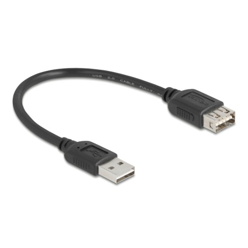 Delock USB 2.0 extension cable EASY USB Type-A male to EASY USB Type-A female 0.2 m