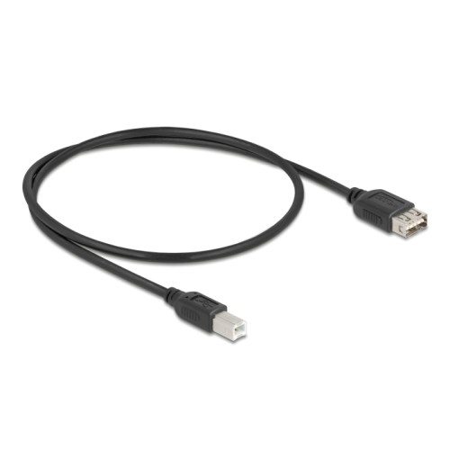 Delock USB 2.0 Cable USB Type-B male to EASY USB Type-A female 0.5 m