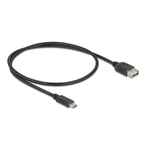 Delock USB 2.0 Cable USB Type-C™ male to EASY USB Type-A female 0.5 m