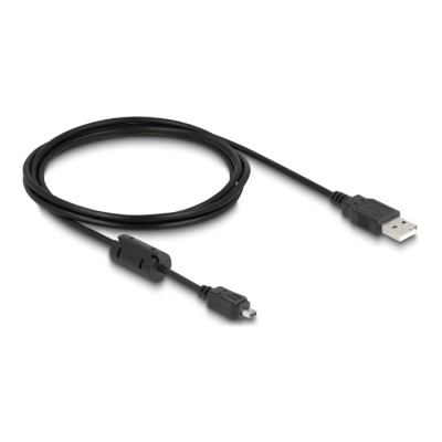 Delock Cable USB-B mini 4 pin Hirose male to USB-A male 1,5 m 2