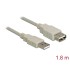 Delock Extension cable USB 2.0 Type-A male to USB 2.0 Type-A female 1.8 m grey