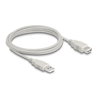 Delock Extension cable USB 2.0 Type-A male to USB 2.0 Type-A female 3 m beige 2