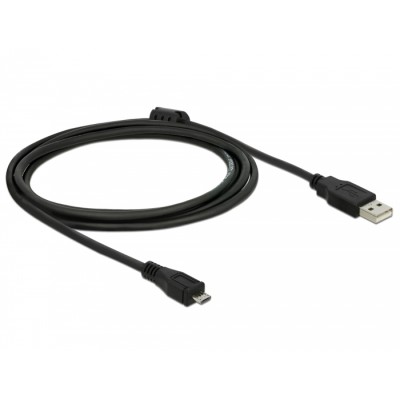 Delock Cable USB2.0 -A male to USB- micro B male 2m 2