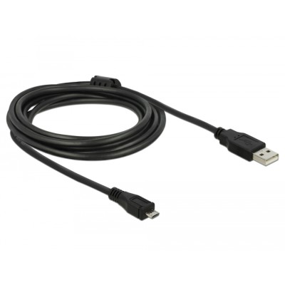 Delock USB 2.0 Cable Type-A male to USB- micro B male 3 m 2