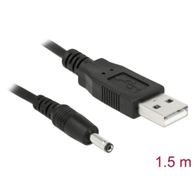 Delock USB Power cable to DC 3.5 x 1.35 mm male 1.5 m