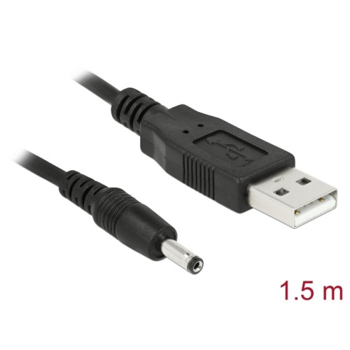 Delock USB Power cable to DC 3.5 x 1.35 mm male 1.5 m