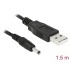 Delock USB Power cable to DC 3.5 x 1.35 mm male 1.5 m