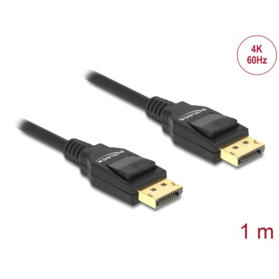 Delock Cable DisplayPort 1.2 male  DisplayPort male 4K 1 m