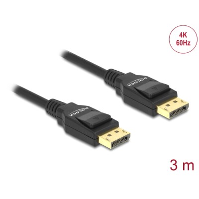 Delock Cable DisplayPort 1.2 male  DisplayPort male 4K 3 m