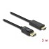 Delock Cable DisplayPort 1.1 male-High Speed HDMI-A male passive 3 m black