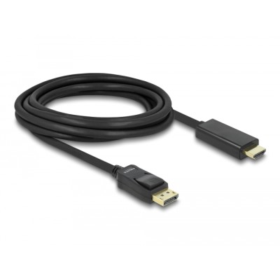 Delock Cable DisplayPort 1.1 male-High Speed HDMI-A male passive 3 m black 2