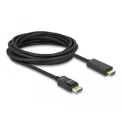 Delock Cable DisplayPort 1.1 male-High Speed HDMI-A male passive 5 m black 2