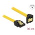Delock SATA 3 Gb/s Cable straight to downwards angled 30 cm yellow
