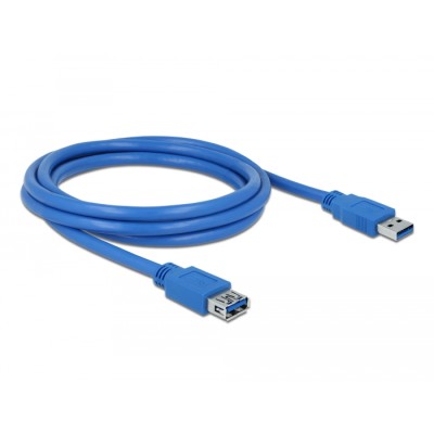 Delock Extension cable USB 3.0 Type-A male > USB 3.0 Type-A female 2 m blue 2