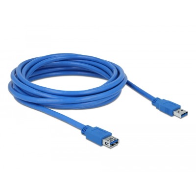 Delock Extension cable USB 3.0 Type-A male > USB 3.0 Type-A female 5 m blue 2
