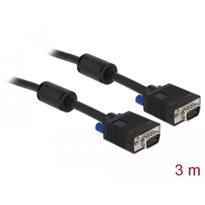 Delock Cable SVGA 3m male-male