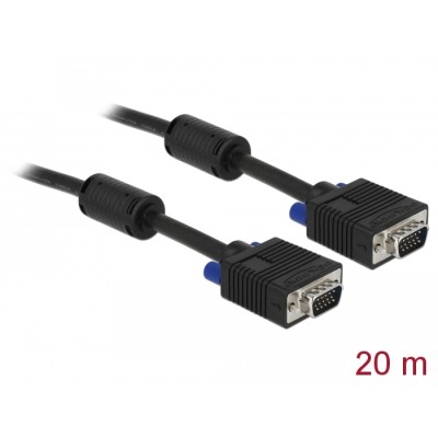 Delock SVGA Cable male to male 20 m