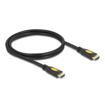 Delock Cable High Speed HDMI with Ethernet - HDMI-A male  HDMI-A male 4K 1.0 m 2