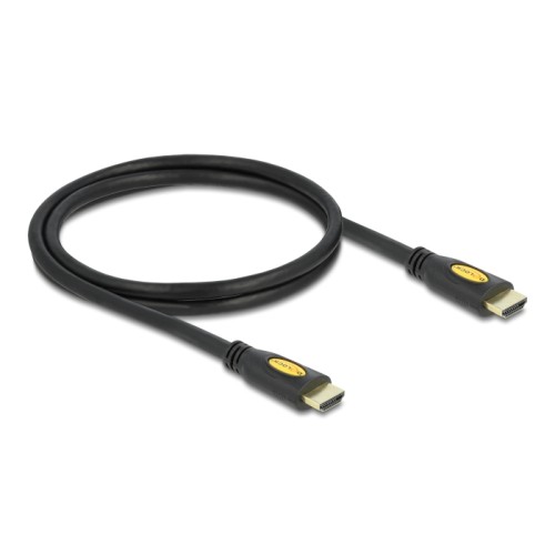 Delock Cable High Speed HDMI with Ethernet - HDMI-A male  HDMI-A male 4K 1.0 m