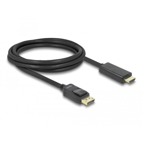 Delock Cable DisplayPort 1.1 male > High Speed HDMI-A male passive 2 m black
