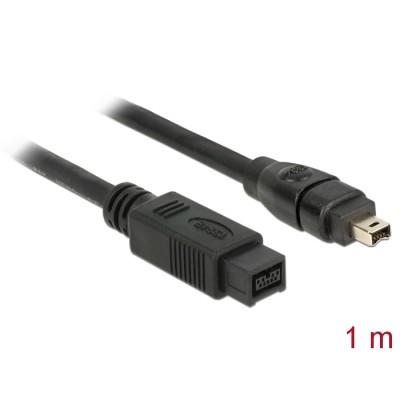 Delock Cable FireWire 9 pin male  4 pin male 1 m