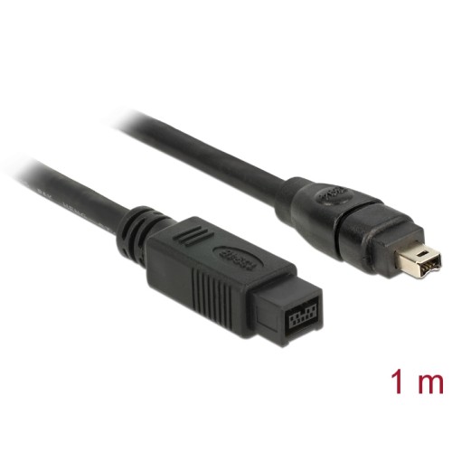 Delock Cable FireWire 9 pin male > 4 pin male 1 m