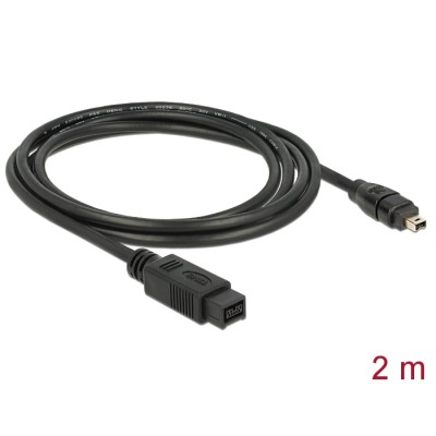 Delock Cable FireWire 9 pin male  4 pin male 2 m 2