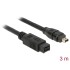 Delock Cable FireWire 9 pin male  4 pin male 3 m