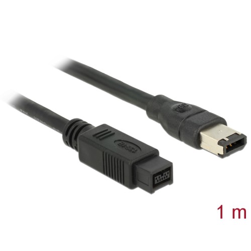 Delock Cable FireWire 9 pin male > 6 pin male 1 m