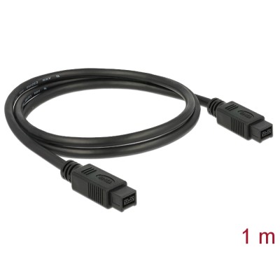 Delock Cable FireWire 9 pin male  9 pin male 1 m 2