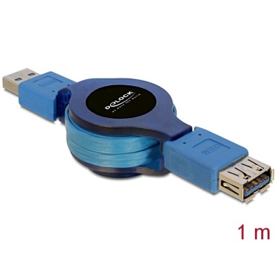 Delock Cable USB 3.0 Extension retractable