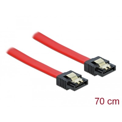 Delock SATA 6 Gb/s Cable 70 cm red