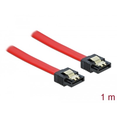 Delock SATA 6 Gb/s Cable 1 m red
