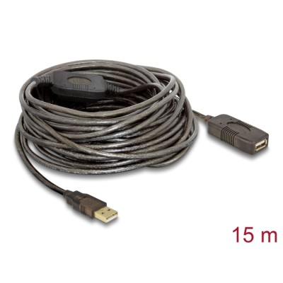Delock Cable USB 2.0 Extension, active 15 m