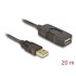 Delock Cable USB 2.0 Extension, active 20 m