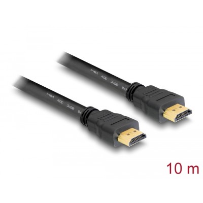 Delock Cable High Speed HDMI with Ethernet – HDMI A male  HDMI A male 10 m