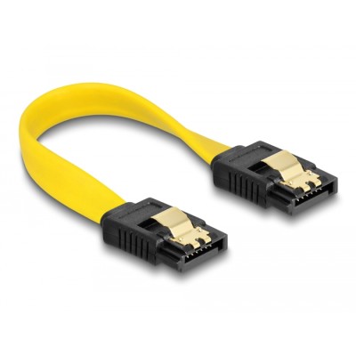 Delock SATA 6 Gb/s Cable 10 cm yellow 2