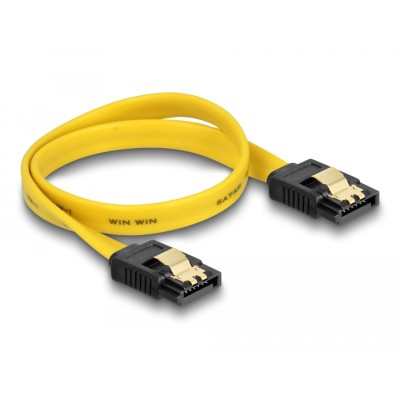 Delock SATA 6 Gb/s Cable 30 cm yellow 2