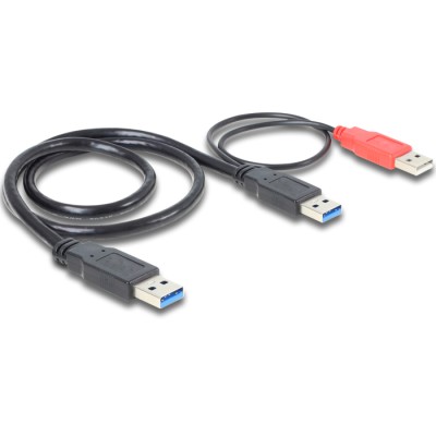 Delock Cable USB 3.0 type A male + USB type A male > USB 3.0 type A male 2