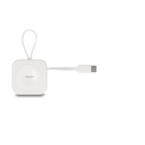 Delock USB Type-C™ Charging Pad for Apple Watch white magnetic