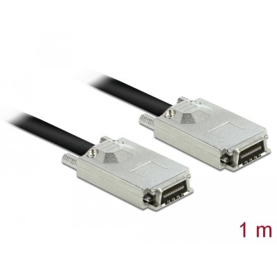 Delock Infiniband CX4 Cable SFF-8470 to SFF-8470 1 m