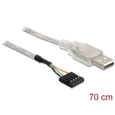 Delock Cable USB 2.0-A male to pin header