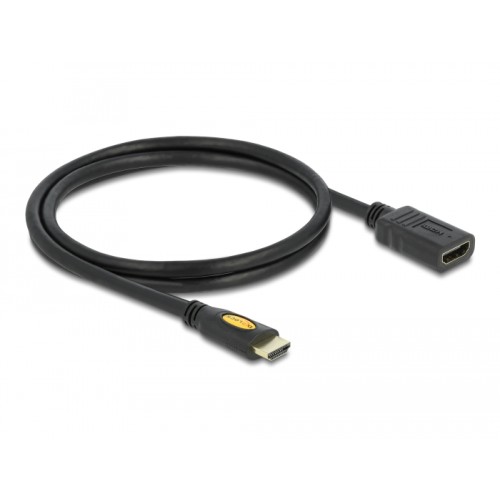 Delock Extension Cable High Speed HDMI with Ethernet – HDMI A male > HDMI A female 1 m
