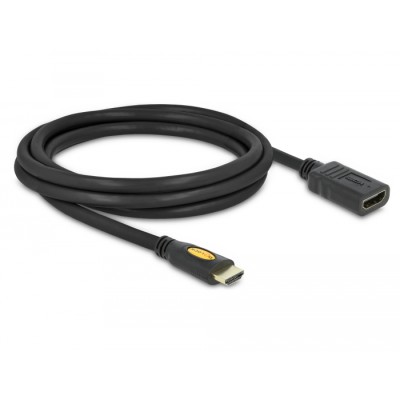 Delock Cable High Speed HDMI with Ethernet – HDMI A male  HDMI A female 2 m 2
