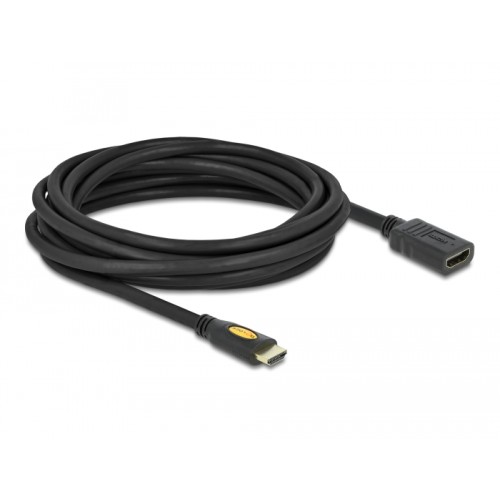 Delock Extension Cable High Speed HDMI with Ethernet – HDMI A male > HDMI A female 5 m