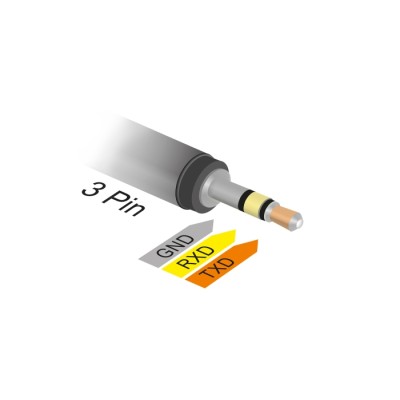 Delock Converter USB 2.0 male  TTL 3.5 mm stereo jack 1.8 m (3.3 V) 2