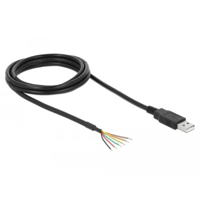 Delock USB 2.0 to Serial TTL Converter with 6 open wires 1.8 m (5 V) 2