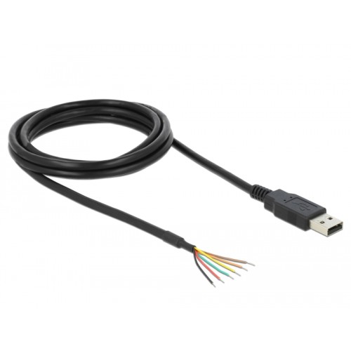 Delock USB 2.0 to Serial TTL Converter with 6 open wires 1.8 m (3.3 V)